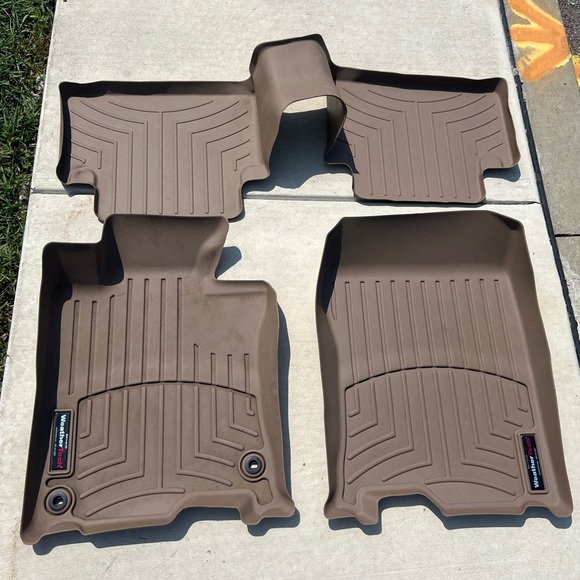 WEATHERTECH Acura TSX floor liners EUC - Picture 1 of 15